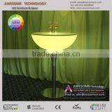 Metal Frame Table, Metal Legs Led Bar Table thumbnail-3