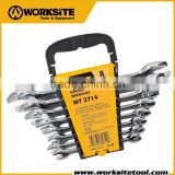 WT2714 Worksite Brand Hand Tools 8pcs Double Open End Wrench Set / Spanner