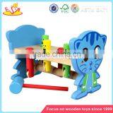 Wholesale New Fashion Knocking Toys for Kids Wooden Hammer and Pegs Toy W11G008 thumbnail-1
