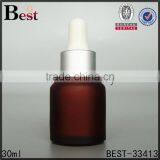 30ml High Quality Cosmetic Essence Oil Perfume Glass Bottle Big Rubber Gold Aluminum Dropper Bottle Glass China Suppliers thumbnail-4