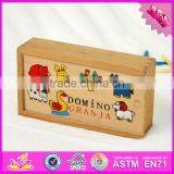 2016 New and Popular Children Wooden Cartoon Animal Domino Toy WJ277610 thumbnail-3