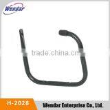 Sturdy Black Powder Coated Metal Steel Pipe Hook Wall Hook thumbnail-1