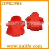 Snowman Design Silicone Cupcake Pans thumbnail-1