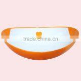 Hot Selling Plastic Oval/Egg Shape Salad Bowl thumbnail-4