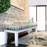 Bench Gita Mahogany White Painted thumbnail-1