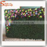 China Supplier Artificial Flower Backdrop Silk Flower Wall Backdrop for Wedding Decoration thumbnail-2