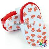 Solid Color Comfort Shoes Baby Girls Prewalker Shoes With Flower thumbnail-3