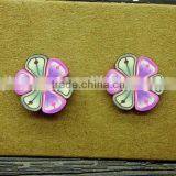 Fashion New Design Flower Earring Designs for Women,Kids Polymer Clay Earrings Fashion thumbnail-2