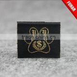 Custom Personalized Quality Gold Thread Clothing Woven Labels thumbnail-2