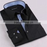 Men's black shirts contrast black shirts for men button down collar black shirts men