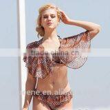 2015 Hot Sex Three Piece High Quality Leopard Print Sexy Swimsuit, Bikini,beachwear thumbnail-5