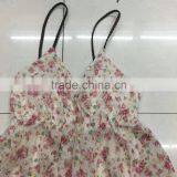 Women Flower Printed Fancy Chiffon Dress Stocklots thumbnail-2