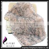 CX-D-73 2016 New Arrival Hand Knitted Genuine Fox Fur Throw Blanket thumbnail-3