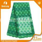 Bestway Royal Blue Fancy Lace Borders FL0189 French Net Lace With Stones 2016 thumbnail-6