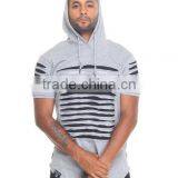 Hot Sale China Factory Direct Supply Print Pattern Chest Zipper Pullover Hoodie With Adjustable Drawstring Accent Hood thumbnail-2