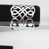 American Stylish Twist Heart Shape Hollow Bangle,women Gift Gold Bangles Wholesale thumbnail-5