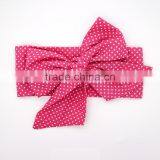 Black Gingham Bow Knot Headband for Baby Hair Accessories Cute Design thumbnail-5