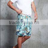 Summer Dry Fit Shorts Men Sublimation Floral Printing Beach Shorts thumbnail-4