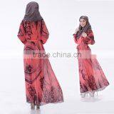 Latest Design Thailand Indonesia Women Dress Muslim Dress Long Sleeve Dress thumbnail-4