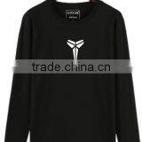 Custom Logo Printing Casual Round Neck 100% Cotton Custom Long Sleeve Man Tshirt thumbnail-5