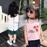 S17105A Children Clothes Baby Girls' Summer Vest thumbnail-1