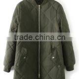 Runwaylover EY0989C Women Windbreaker Classic Long Padded Coat thumbnail-4