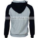 Raglan Hoodie String Plain Pullover Sweatshirts thumbnail-2