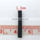 High Quality Black Round 2.5mm Real Leather Jewelry Cord thumbnail-3