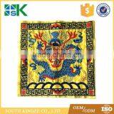 Fashion Dragon and Phoenix Carving Design Fabric Embroidery Craft Garment Accessories Clothes thumbnail-1