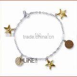 Moon and Star 925 Silver Bracelet thumbnail-1