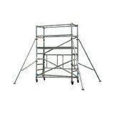 Lightweight Ladder Multi Purpose Aluminium Mobile Scaffold / Mobile Scaffold With Wheels
