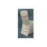 SHIRRED SPANDEX CHAIR COVER (shirred Around &spandex Sash With Ring )