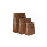 Retail Paper Merchandize Bags, Durable, Advertisement on Carrier, With Handle, Reusable