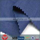 blue plain woven 100% Linen Fabric