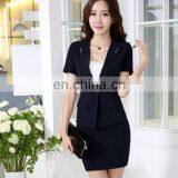 2017 Newly Slim Business Skirt Suits Office Lady Workwear With Short Sleeved thumbnail-3