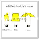 Lightweight Outdoor Green Nylon Hiker Rain Poncho thumbnail-6