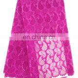 Fashion Wedding Lace With StoneFushia Guipure LaceWholesale Chemical Lace thumbnail-2