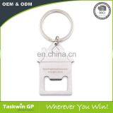 Hot Sale Custom Souvenir House Shape Bottle Opener Metal Keychain