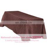 Hot Sale Wholesale Polyester Restaurant/weeding/meeting/banquet Coffee Plain Table Cloth