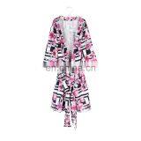 Woman Lady Snake 3/4 Sleeve Robe Bridal Robe Kimono Robe thumbnail-3