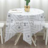Kitchen Accessories Cheap 100% Polyester Oilproof Dinning Table Cover Waterproof Tablecloth thumbnail-4