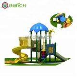 Cost-effective Children Outdoor Playground Equipment Kids Plastic Swing and Slide for Garden JMQ-G086D thumbnail-7