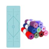 Eco Friendly TPE Yoga Mat with Position Line Non Slip Carpet Mat