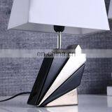 Unique Geometry Shape Hotel Modern Porcelain Bedside Lamps for Home Decor thumbnail-4