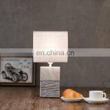 Wholesale Cheap Price Cuboid Pillar Shape Home Office Decor Ceramic Marble Custom Desk Lamp With Logo thumbnail-2