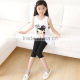 OEM 2015 Good Quality Breathable Dotted Printed Kid Leggings