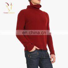 Mens Knit Wool Turtleneck Swater