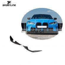 JCSportline G80 Pre-preg Front Canards for BMW 3 4 Series G80 M3 G82 M4 2D 4D 2021-2022 thumbnail-1