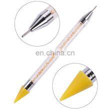 Wholesale Nail Art Wax Head Dotting Tool Pick Up Rhinestone Studs Picker Nail Art Pen thumbnail-2