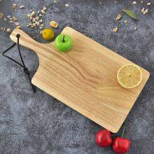 Cheap price rubber wood kitchen cutting board delicous pizza pie board